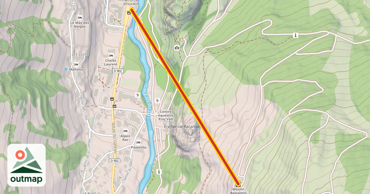 Map of Moulin Benjamin