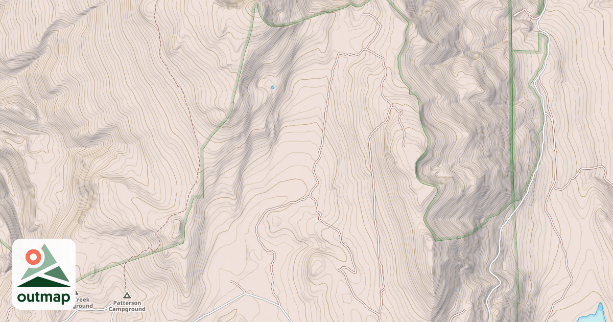 Map of BEAR CAMP FLAT