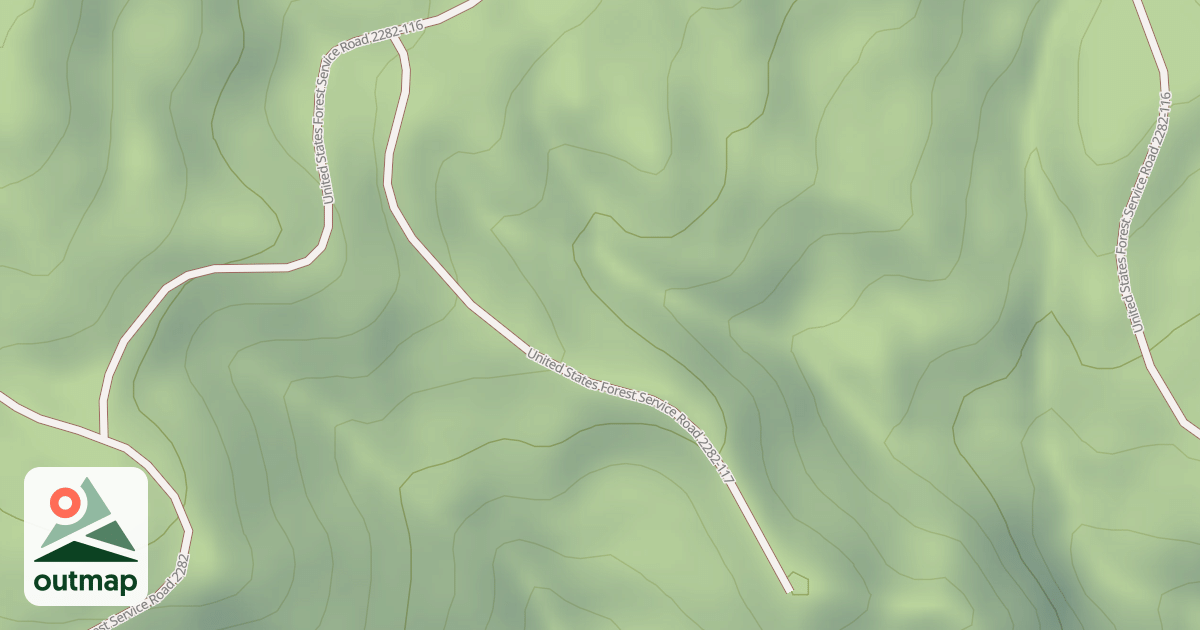 Map of USFS National Forest System Roads {D9611B56-20D4-4FD6-B57D-A755A6AF4A0C}