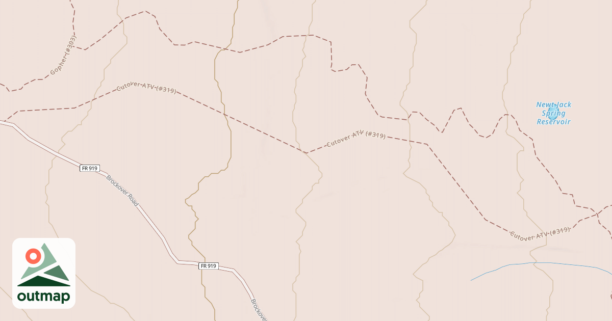 Map of Cutover Atv