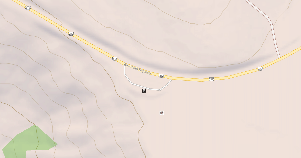 Map preview of CLARKS FORK OVERLOOK