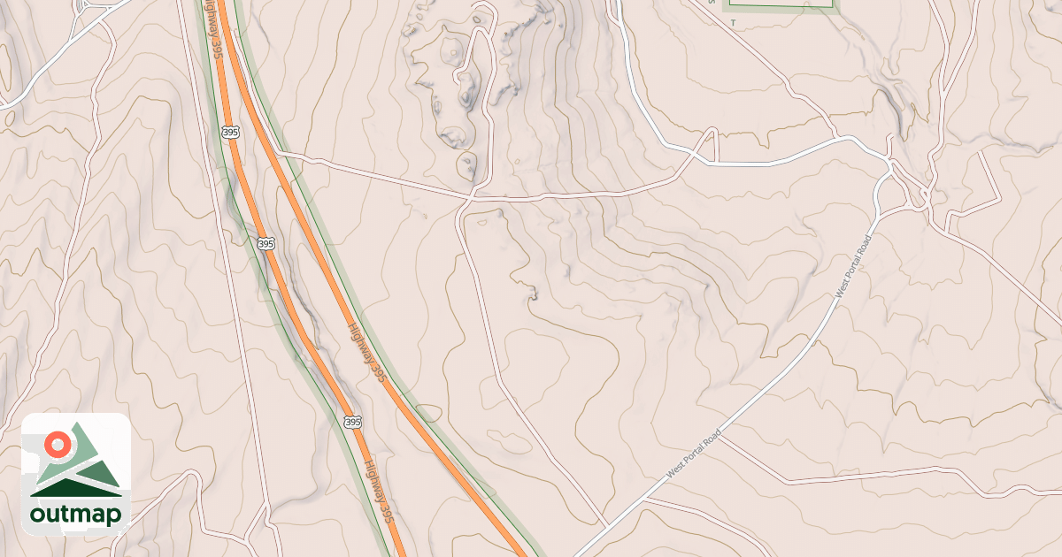 Map of AEOLIAN BUTTE