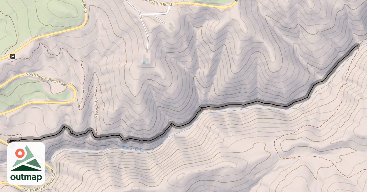 Map of Dry Creek