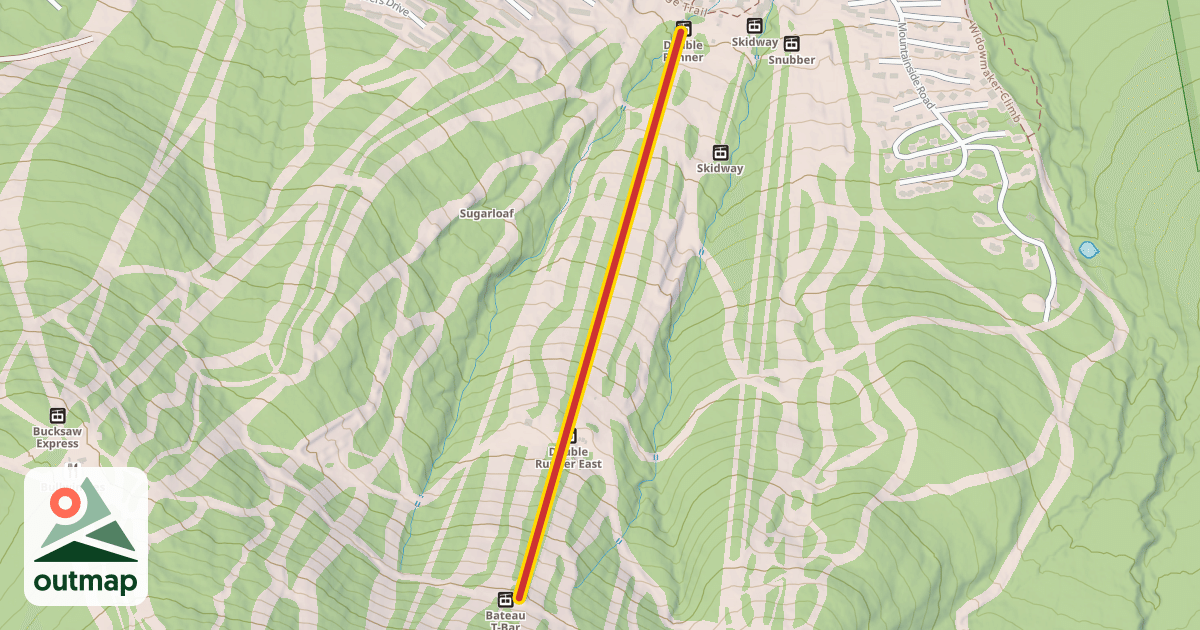 Map of Doubble Runner West