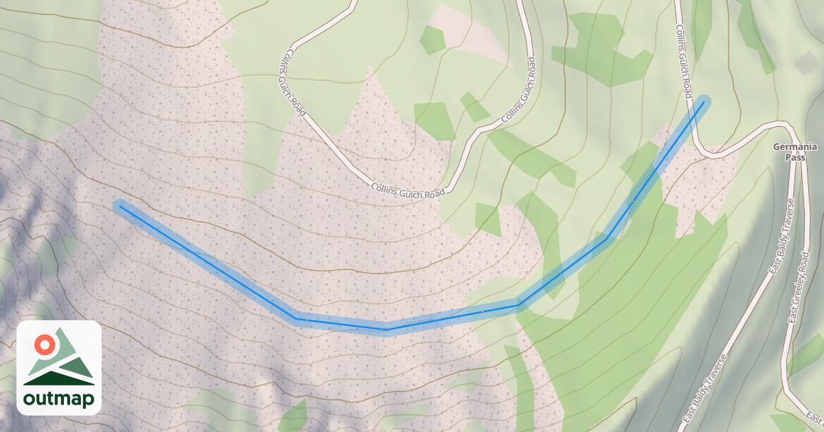 Map of Ballroom Traverse