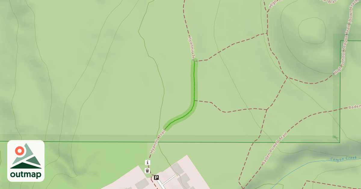 Map of Hyannis Trail