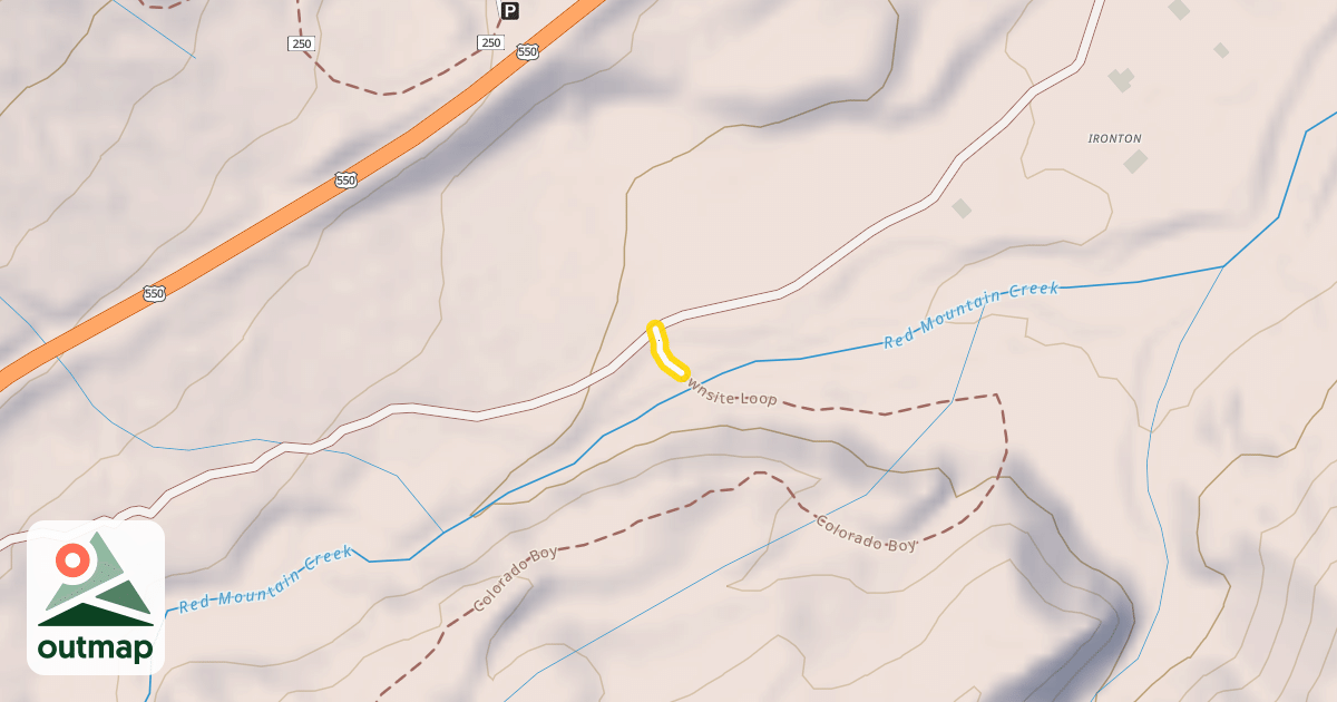 Map of Townsite Loop