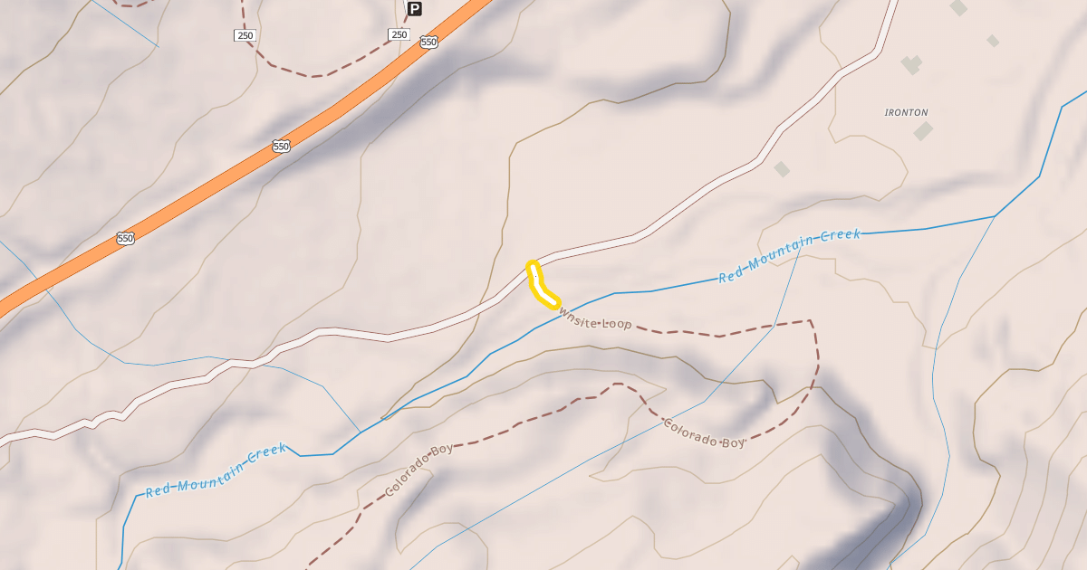 Map preview of Townsite Loop