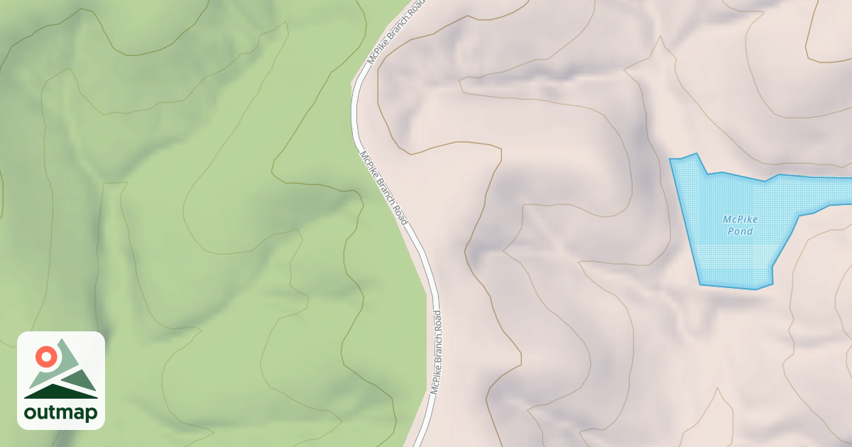 Map of HENDERSON POND