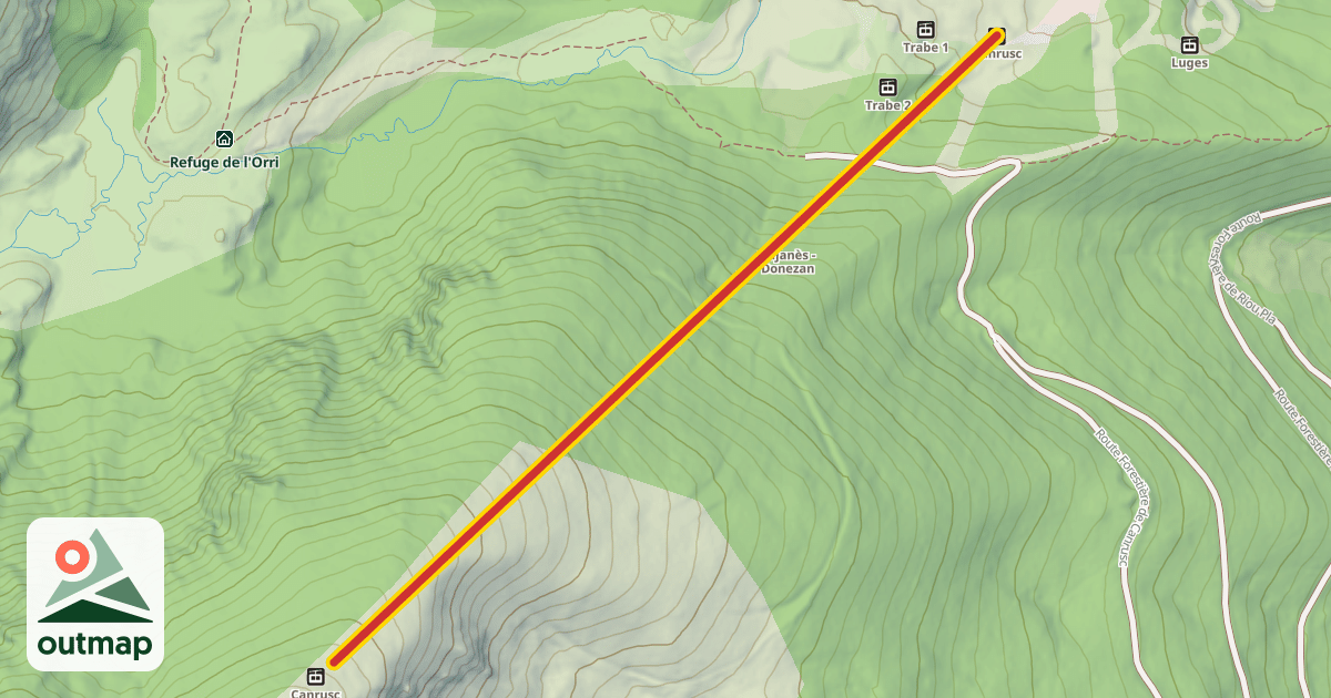 Map of Canrusc