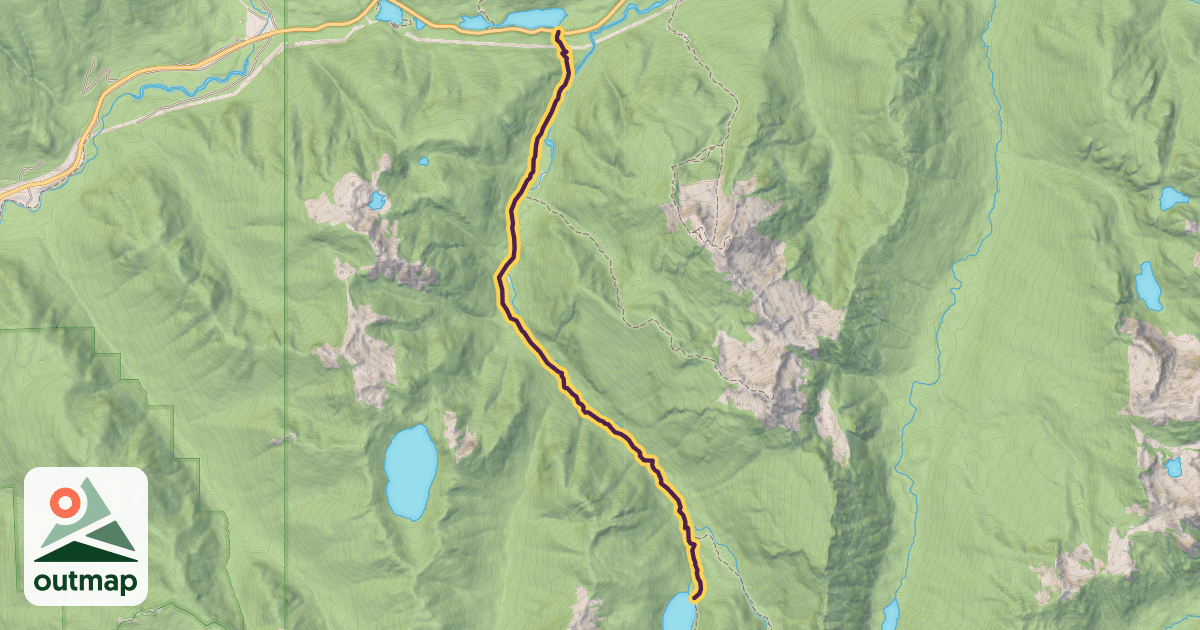 Map of Elk River Trail