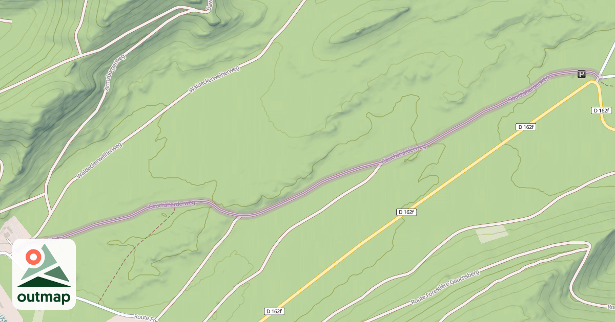Map of Gauchsharderweg