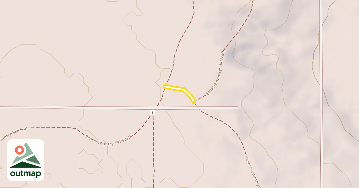 Map of Cross-Country Ski Trail