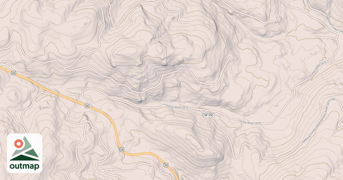 Map of 2675 Road Snowmobile