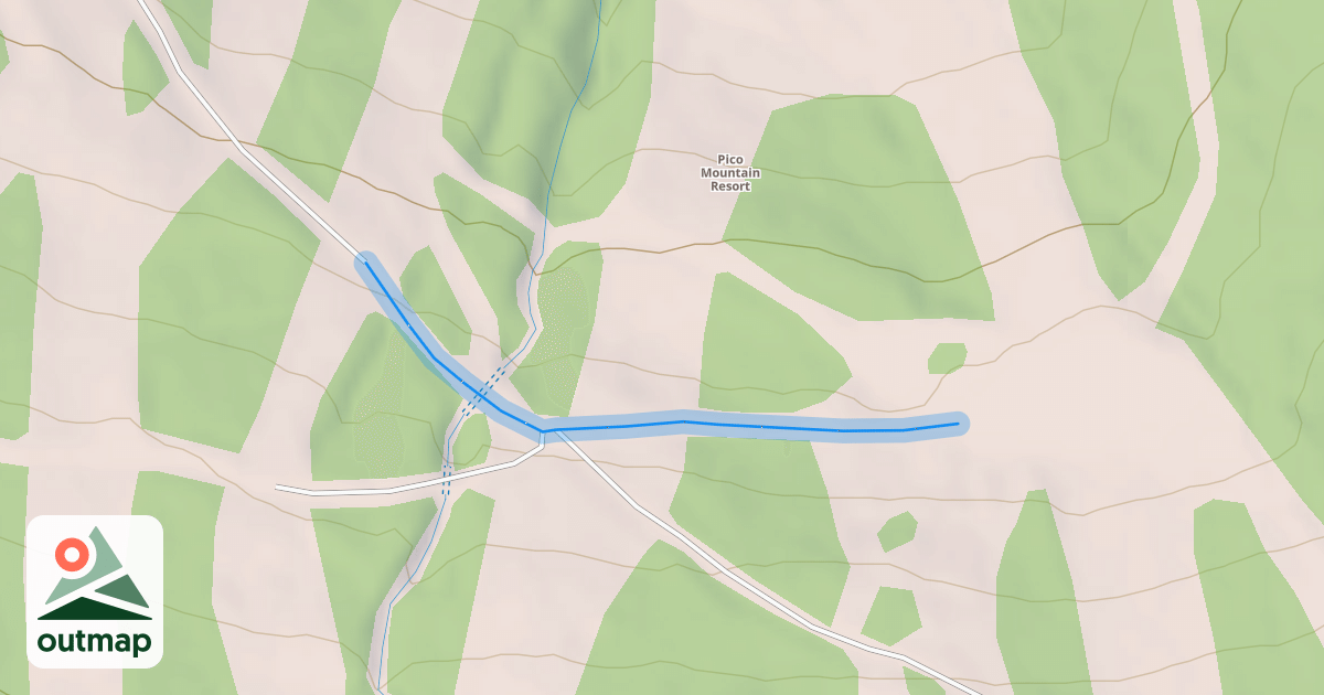 Map of Charlie's Highway