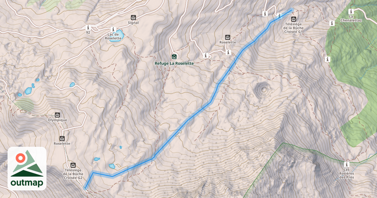 Map of Bûche