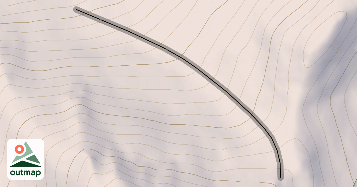 Map of North Bowl Cornice