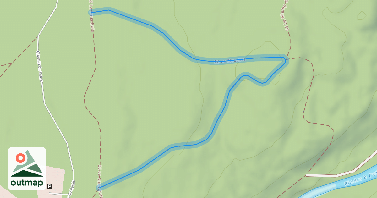 Map of 26 Le Ricochet