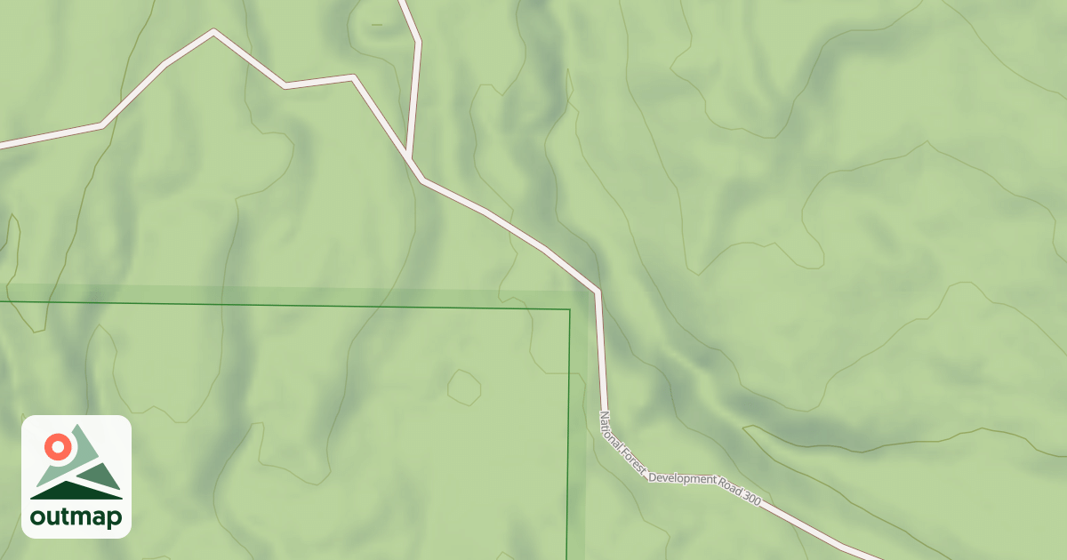 Map of USFS Motor Vehicle Use Map Roads {310389FB-D6EE-494B-A4AE-84003177B8B2}
