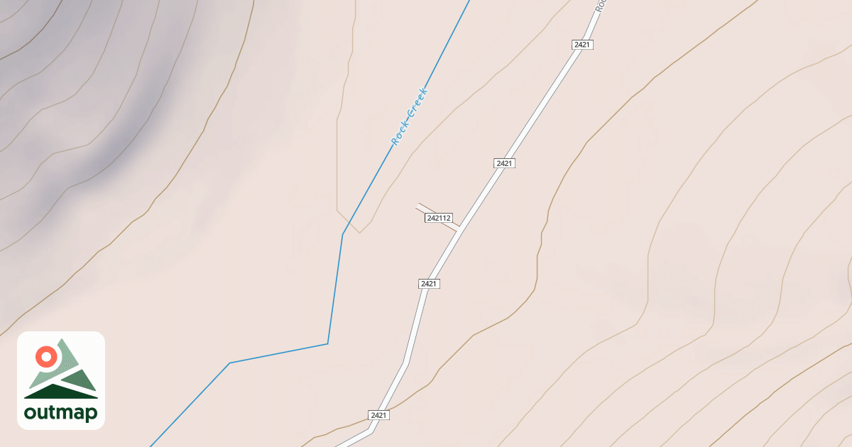 Map of DISPERSED CAMPSITE