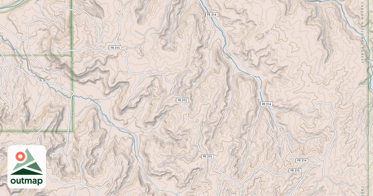 Map of CIRUELAS MESA