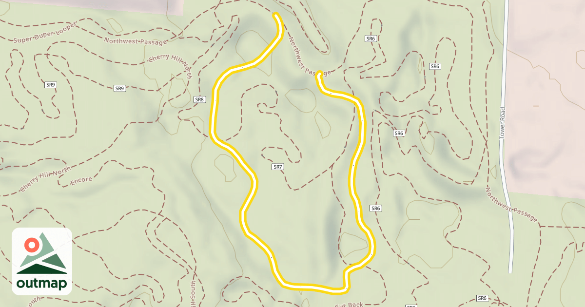Map of Cherry Hill East