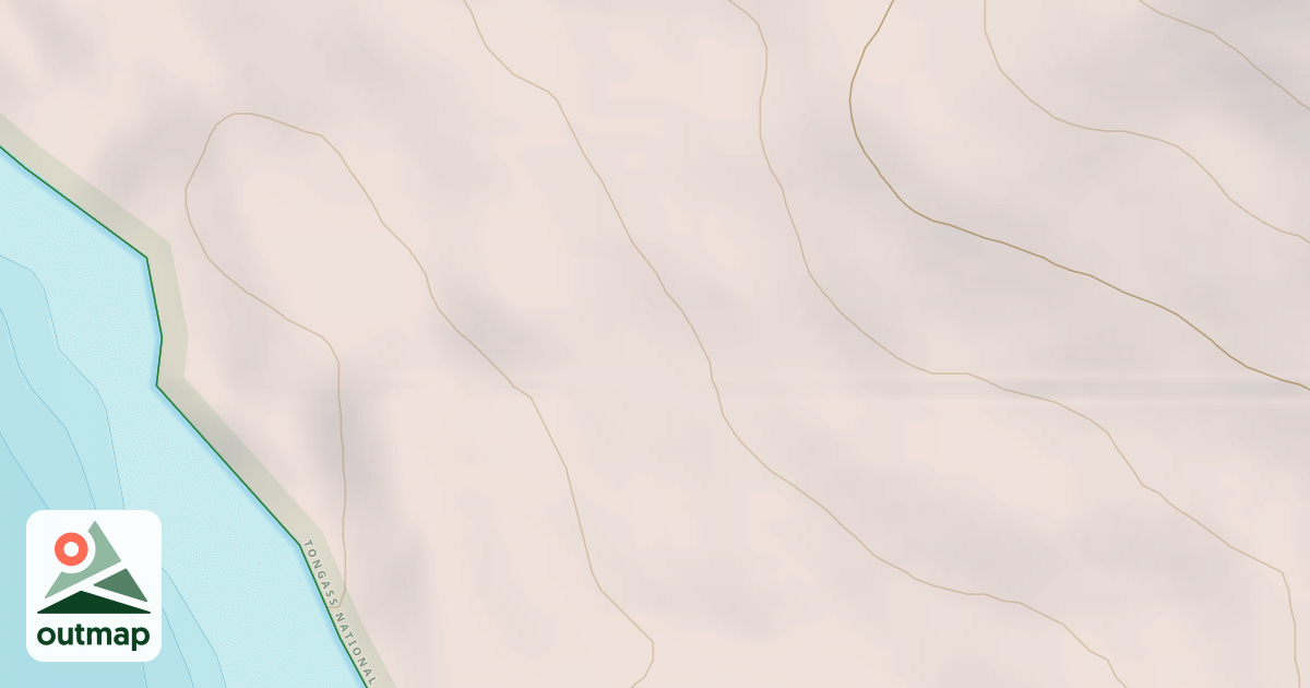 Map of Kizhuchia Creek Road