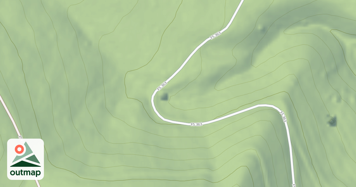 Map of (FDR) PIERCE CREEK