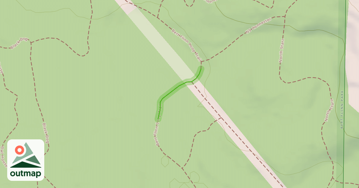 Map of Bert Flinn Loop Trail