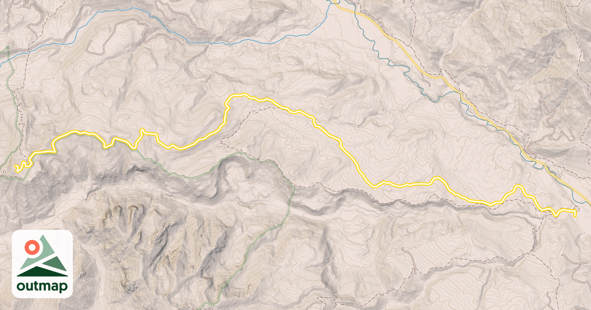 Map of National Forest Development Road 1902