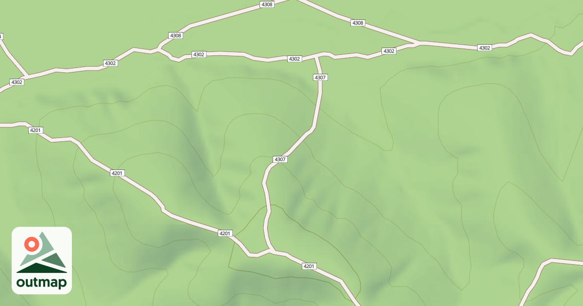 Map of USFS Motor Vehicle Use Map Trails 19829
