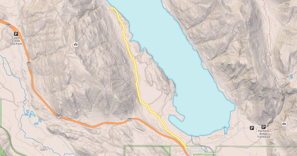 Map preview of National Forest Development Road 4828