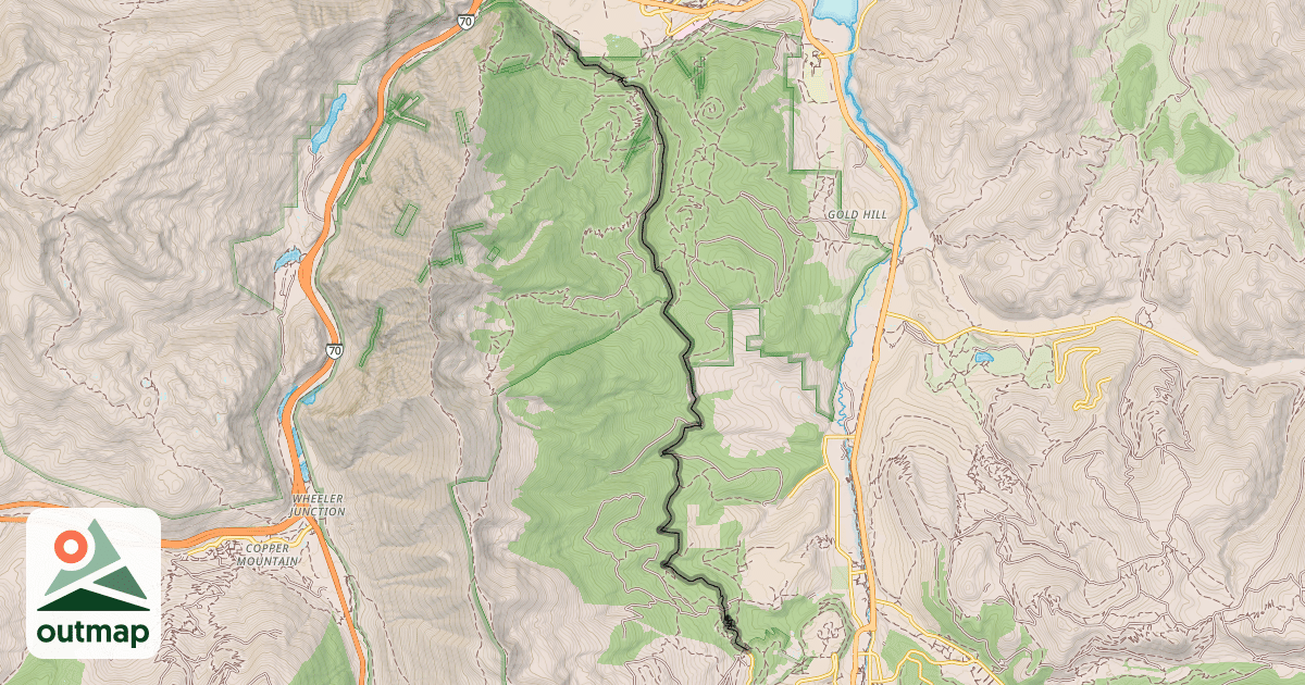 Map of Peaks Trail