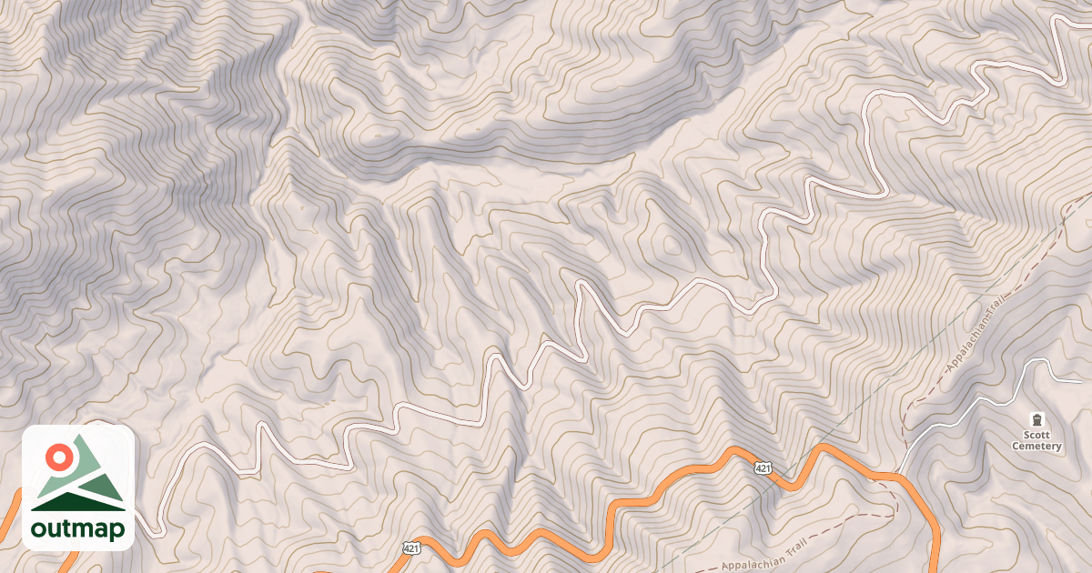Map of DOGWOOD BENCH