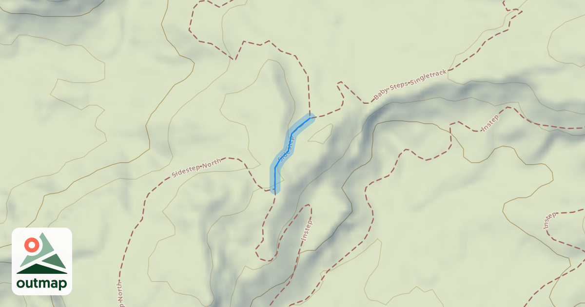 Map of Sidestep Trail
