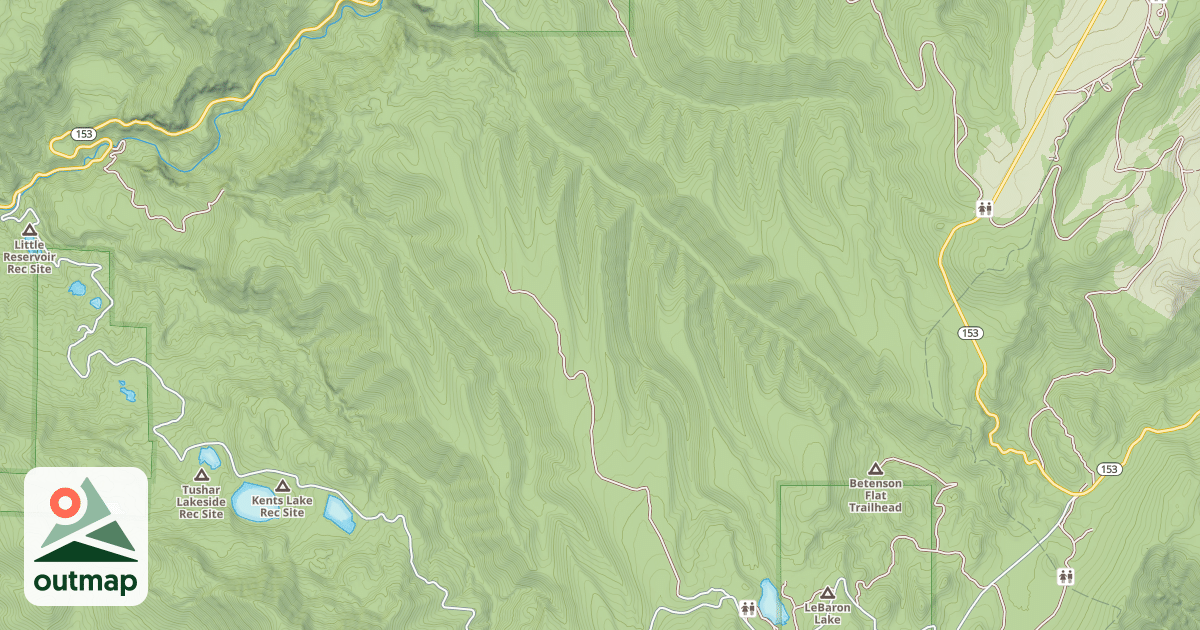 Map of DRY HOLLOW