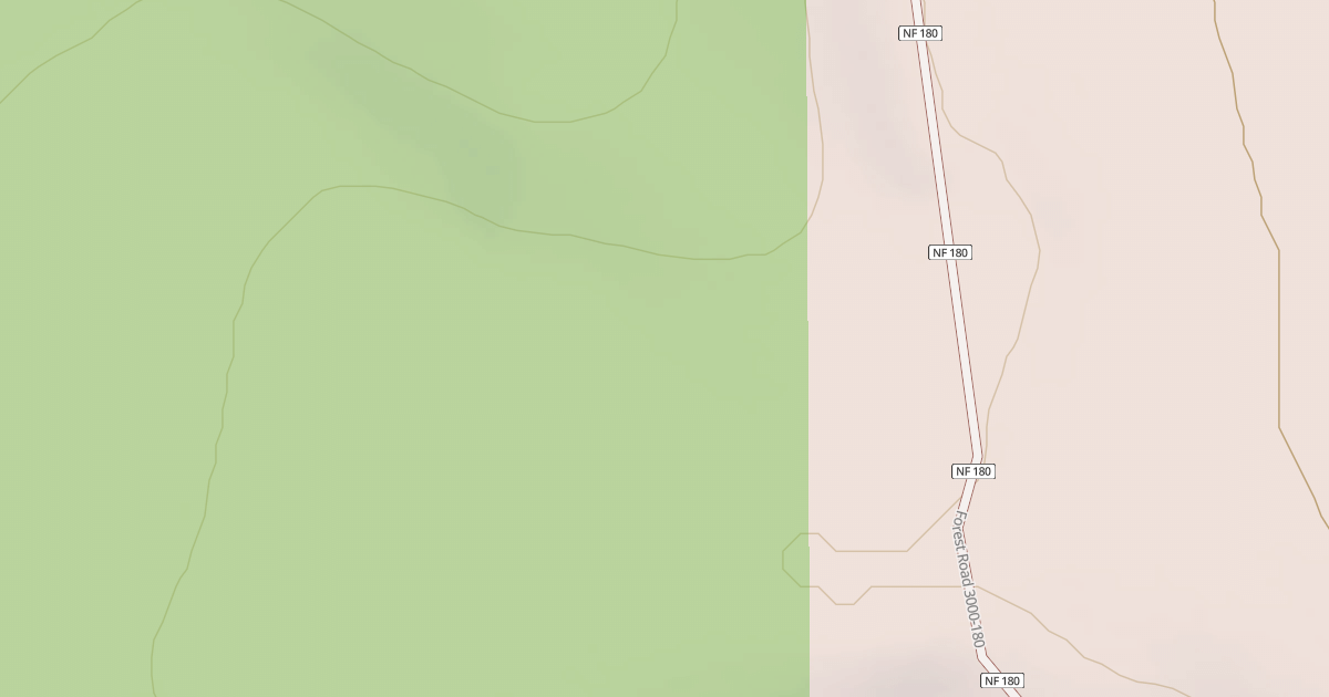 Map preview of USFS Motor Vehicle Use Map Roads {64145424-3592-46C6-8437-F047597AF585}
