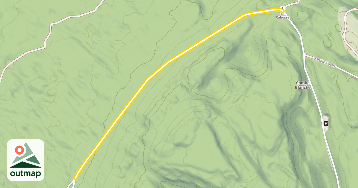 Map of Route Forestière du Château de Puthod