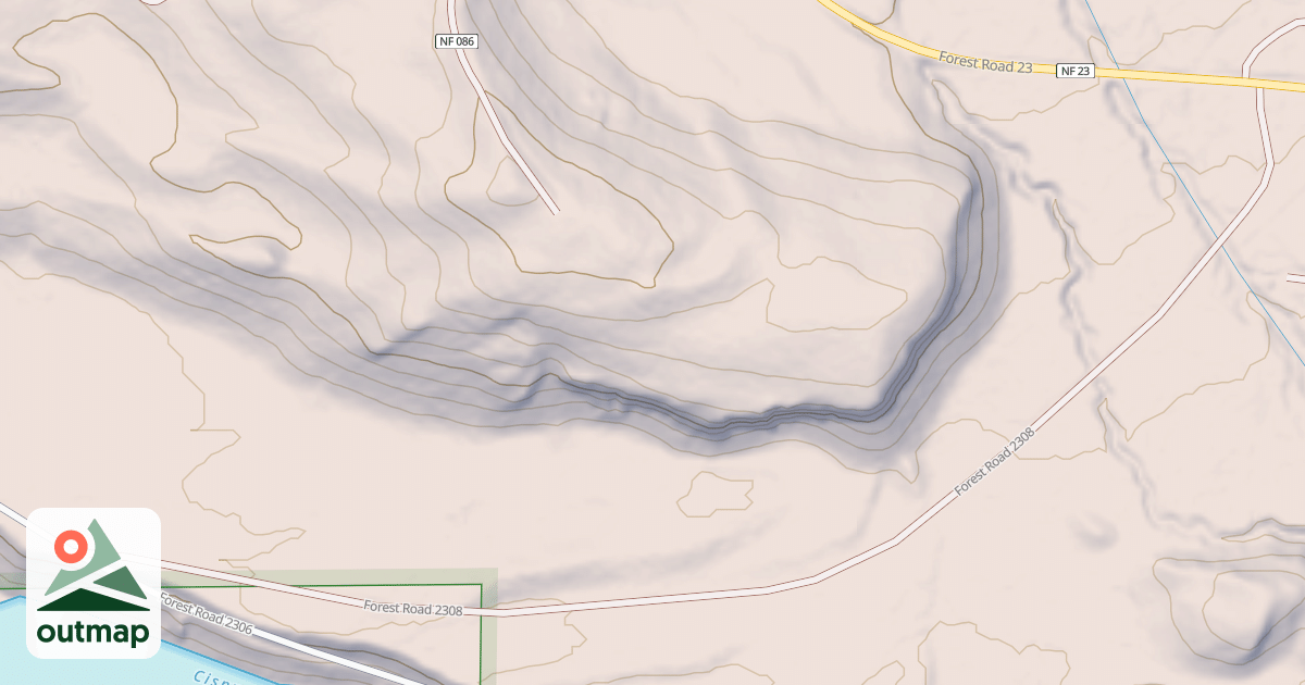 Map of CISPUS CUTOFF