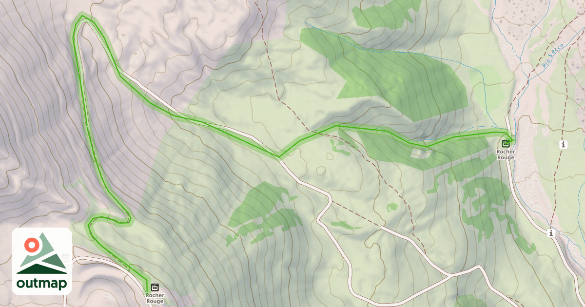 Map of Ch. du Rocher Rouge