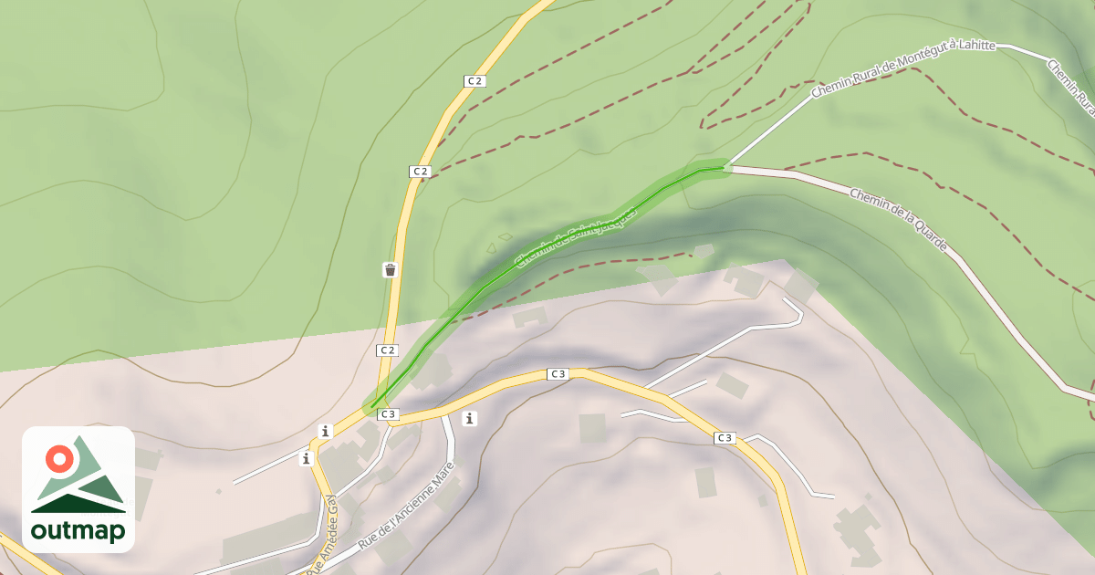 Map of Chemin de Saint-Jacques