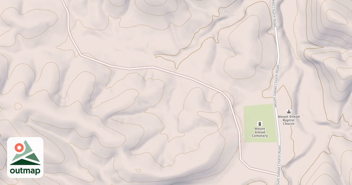 Map of MT GILEAD