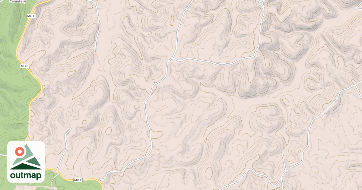 Map of CAMP RIDGE EAST