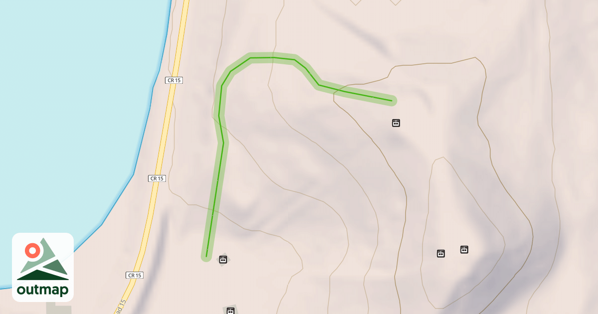 Map of Earle's Happy Trail