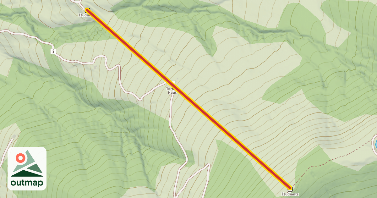 Map of Étudiants