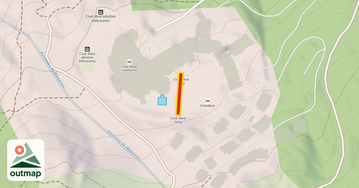 Map of Club Med long