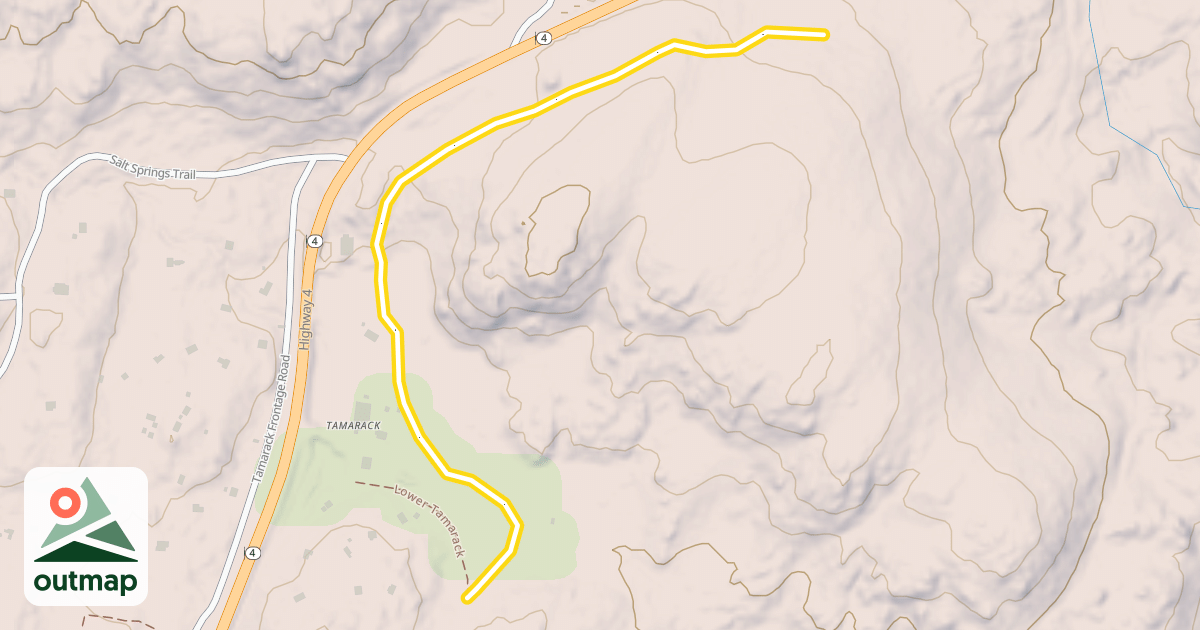 Map of 21. Jack's Trail