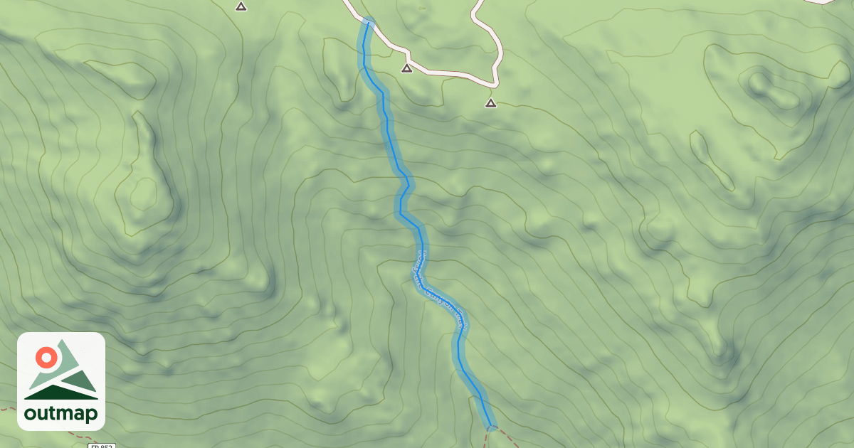 Map of Forsythe Canyon Trail