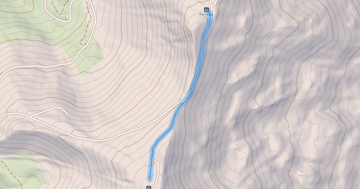 Map preview of Liaison Gentianes-Pousterle