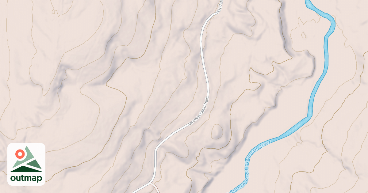 Map of Lamerees Camp Trail